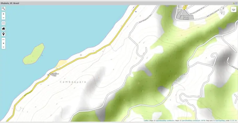 Mapa topográfico