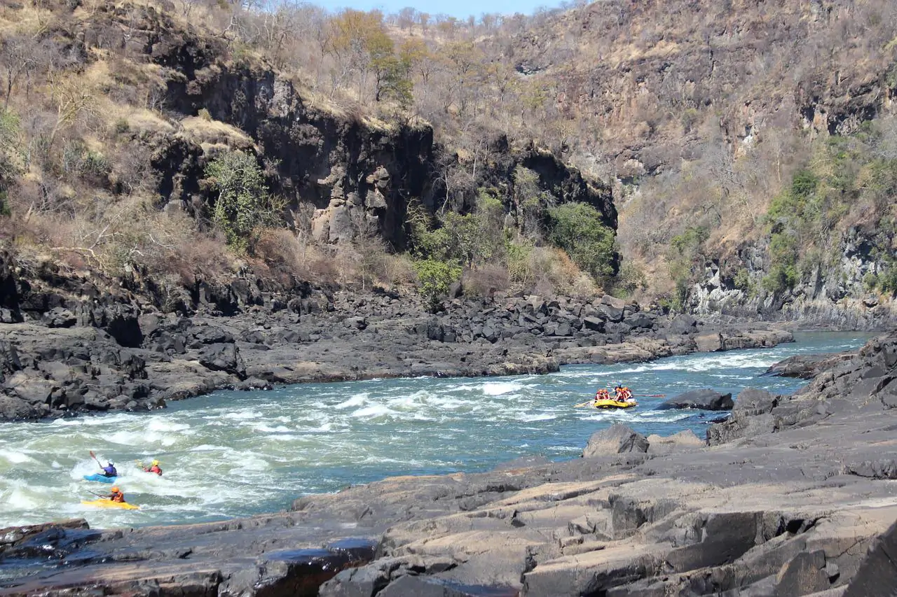 Rafting no Zambezi - Zâmbia